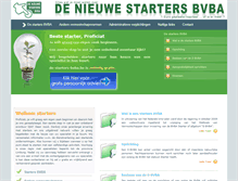 Tablet Screenshot of de-starters-bvba.be